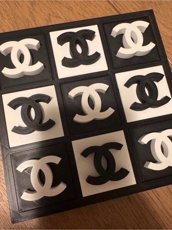 None Other - Tic Tac Toe Board - Coffee Table Game Decor